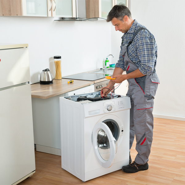 can you walk me through the steps of troubleshooting my washer issue in Burnham